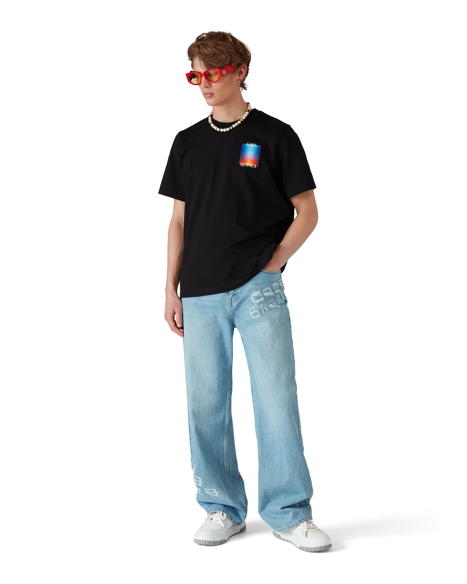 Gradient Casa Logo Short Sleeve T-Shirt - Image 2