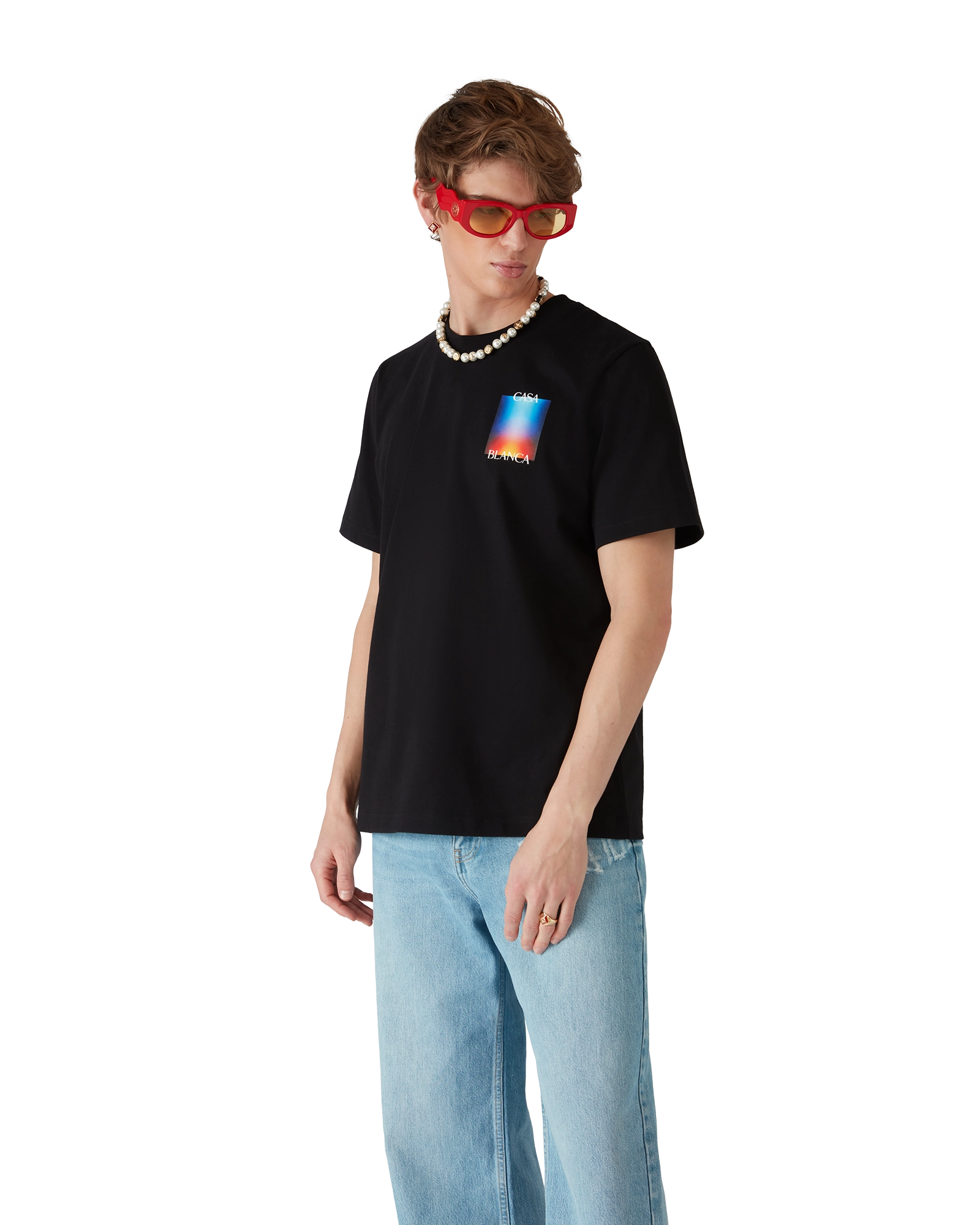 Gradient Casa Logo Short Sleeve T-Shirt - Image 3