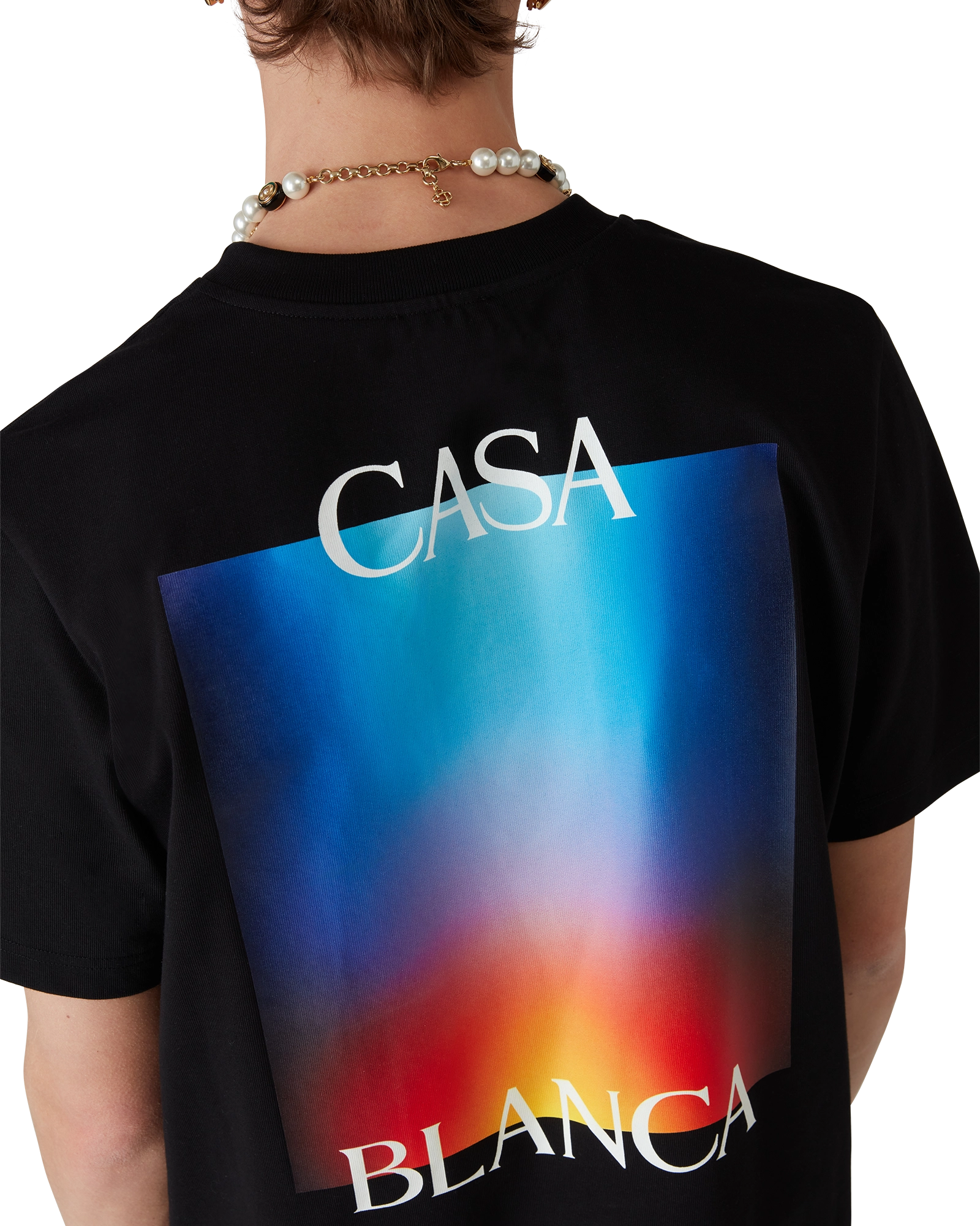 Gradient Casa Logo Short Sleeve T-Shirt - Image 4