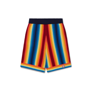 Gradient Stripe Towelling Shorts