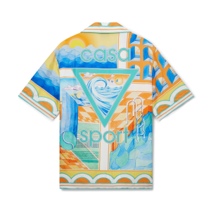 Surreal Pool Short Sleeve Silk Shirt
