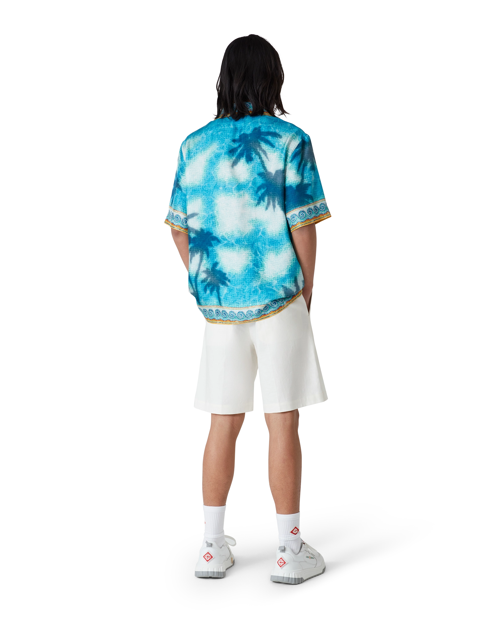 Linen Pleated Shorts - Image 3