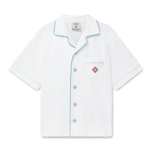 Tennis Stripe Short Sleeve Towelling Shirt