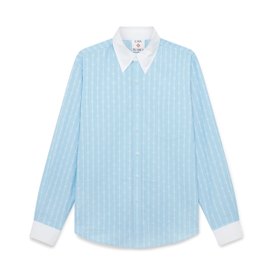 Laurel Stripe Long Sleeve Jacquard Shirt