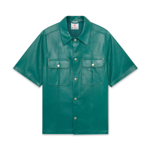 Leather Short Sleeve Shirt