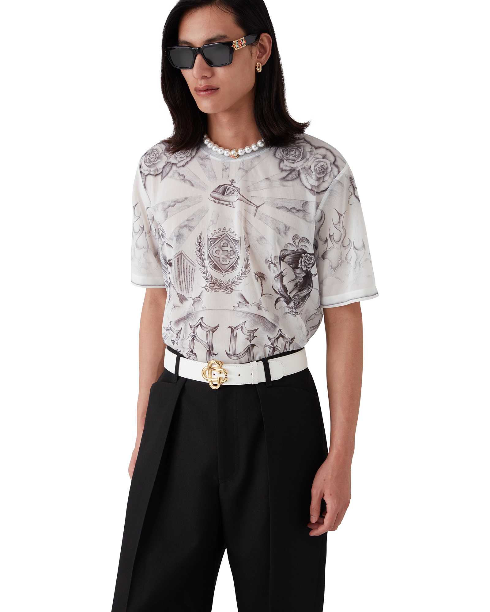 Tattoo Mesh Top - Image 4