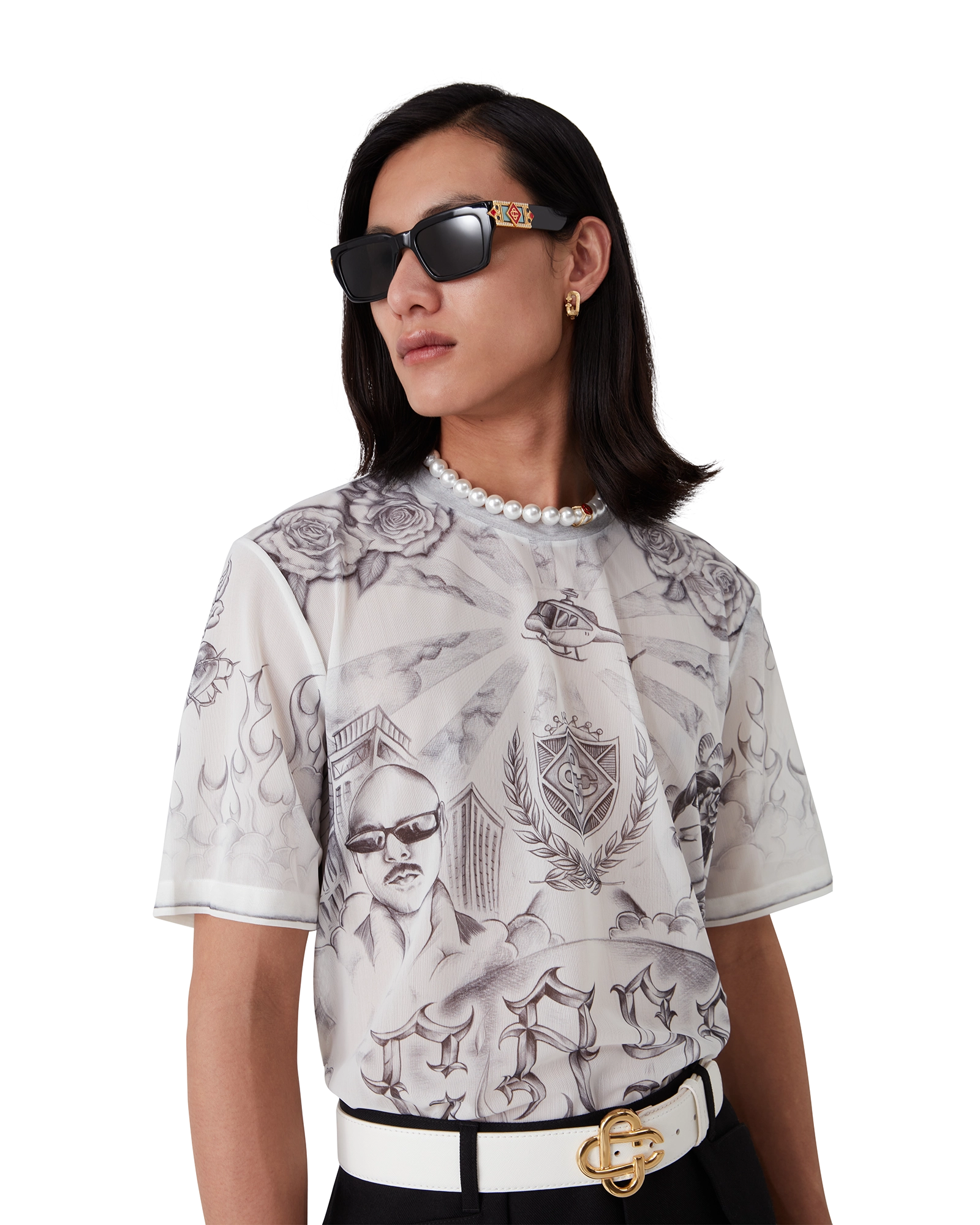 Tattoo Mesh Top - Image 5
