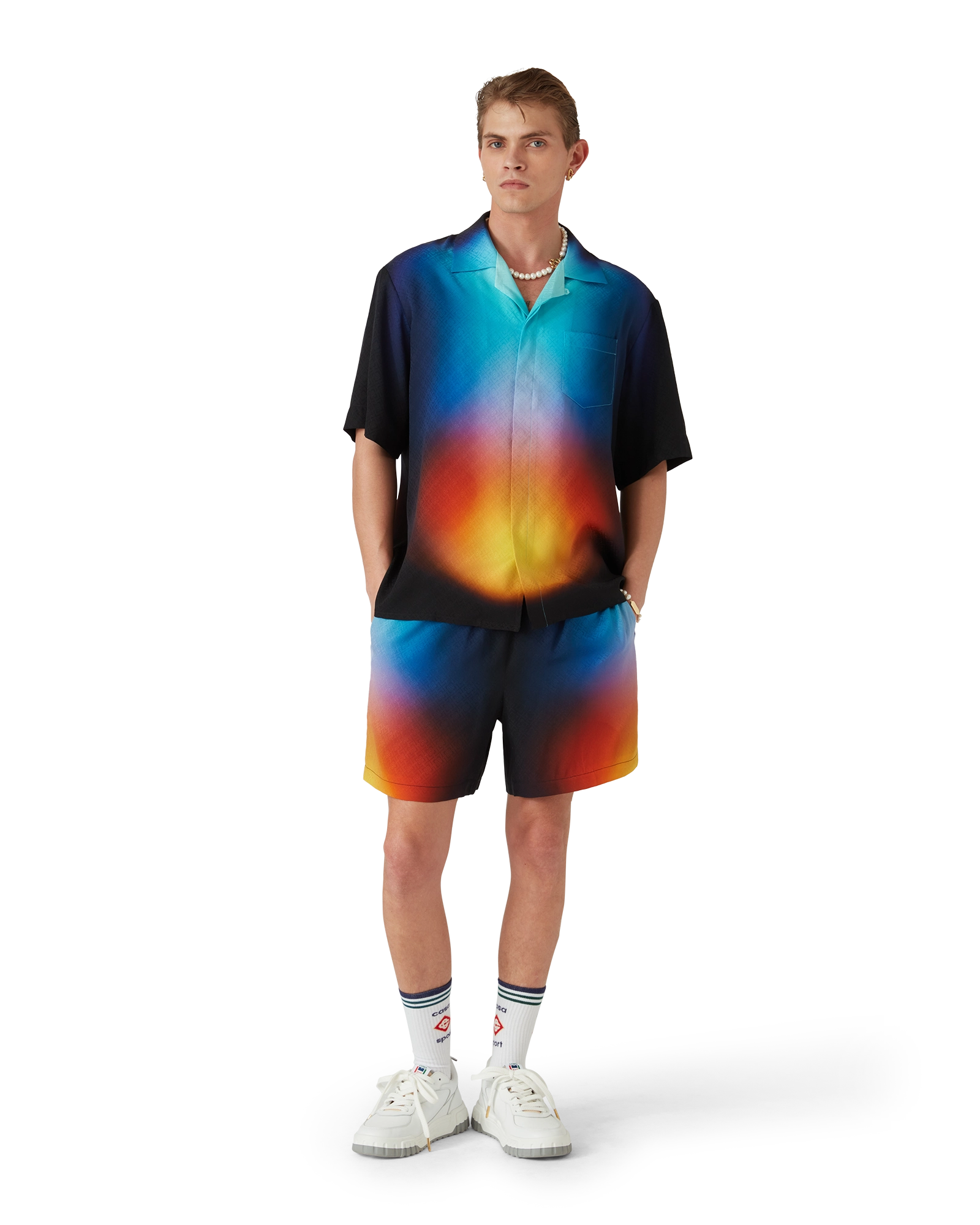 Gradient Silk Shorts - Image 2