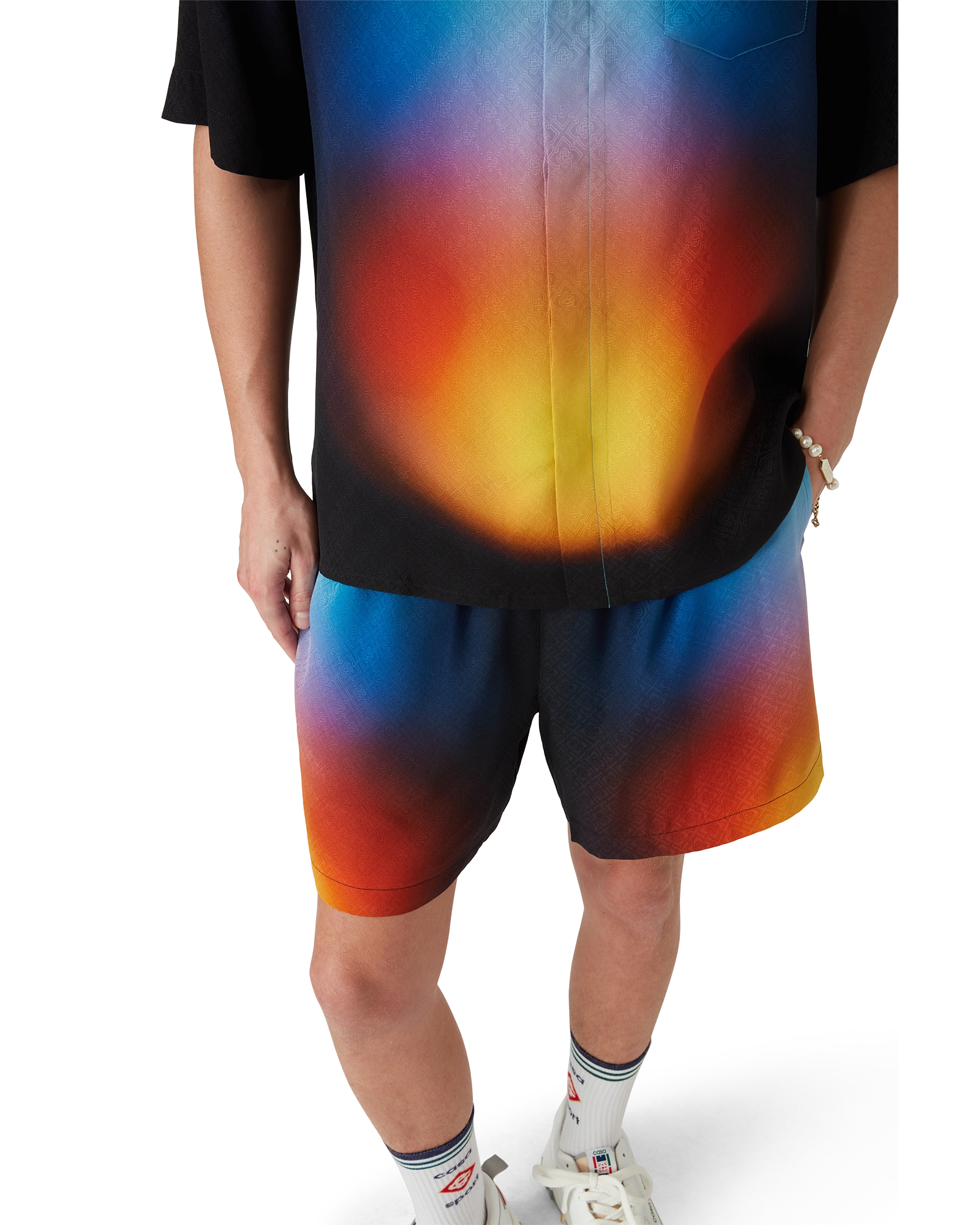 Gradient Silk Shorts - Image 4
