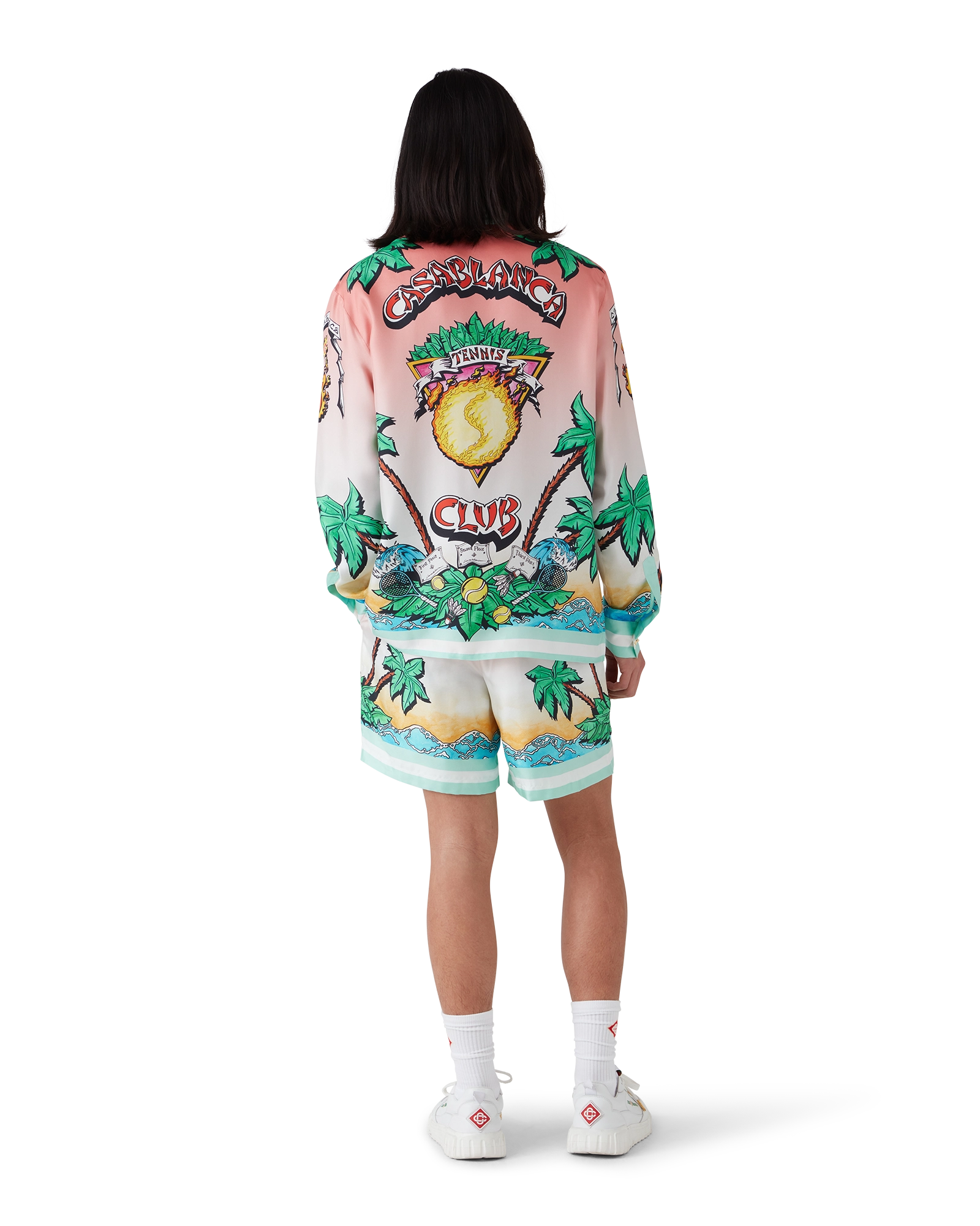 Tennis Club Silk Shorts - Image 3