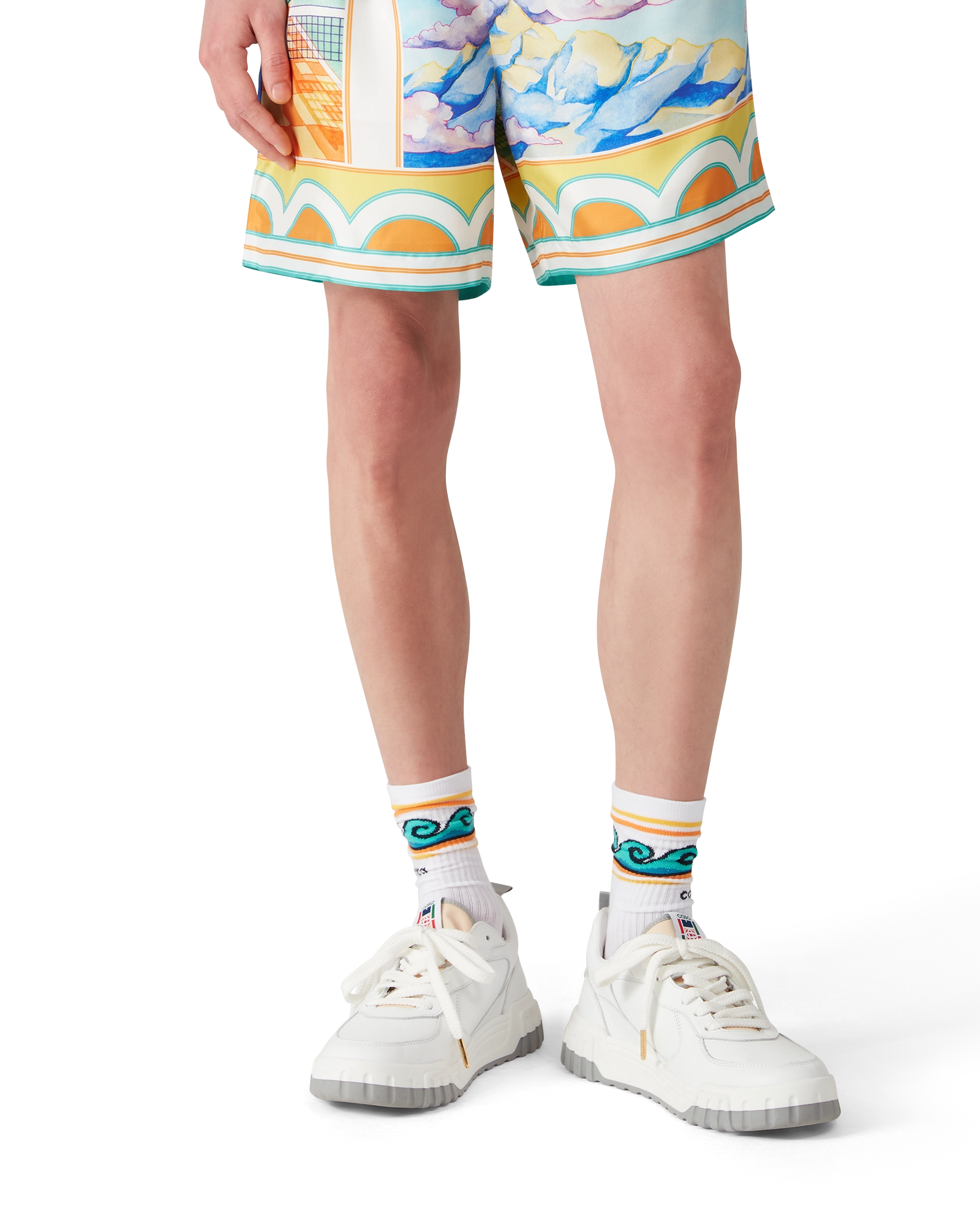 Surreal Pool Silk Shorts - Image 5