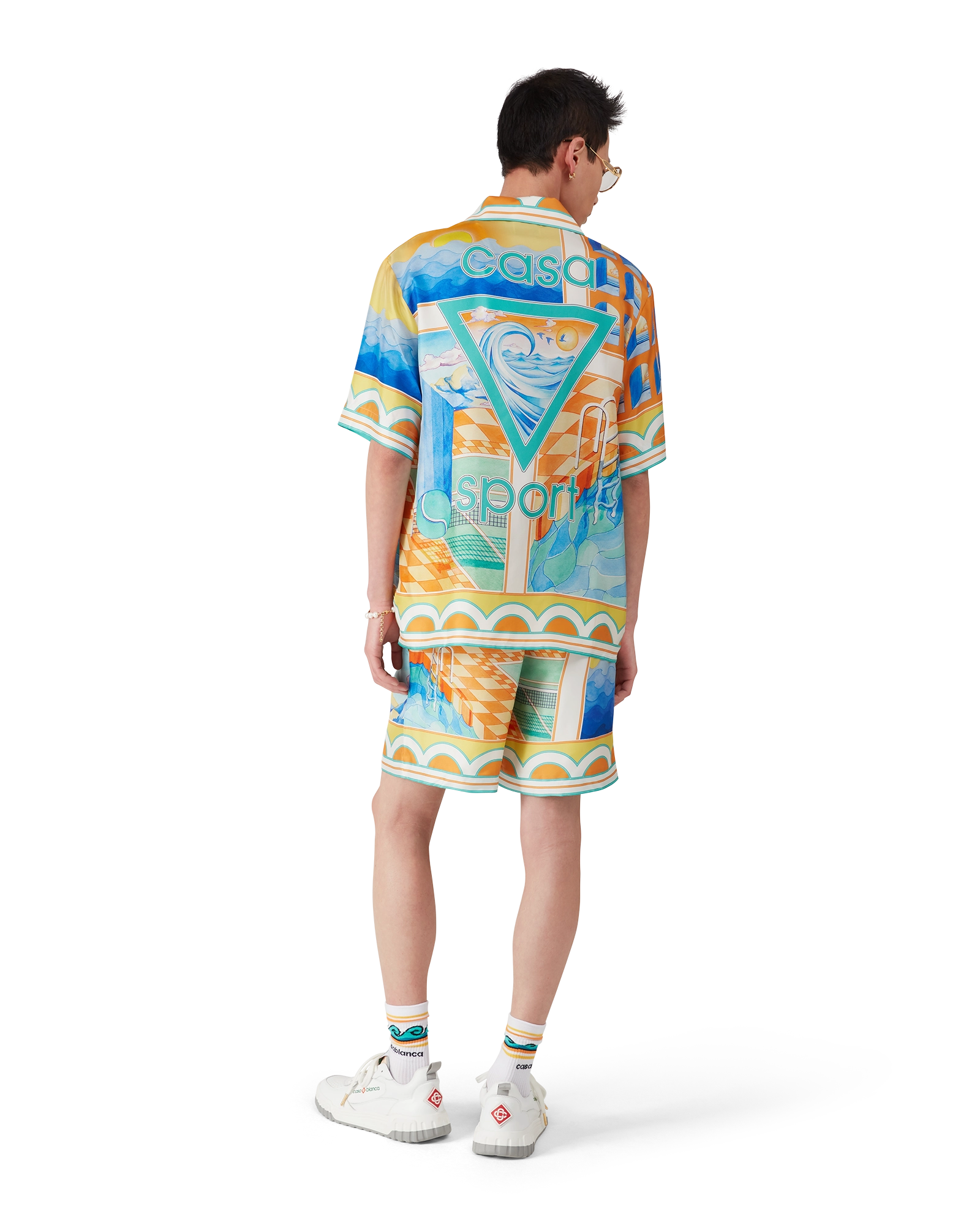 Surreal Pool Silk Shorts - Image 3