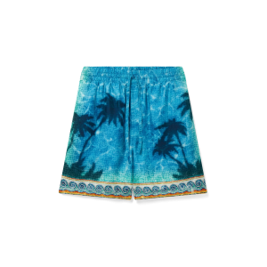 Poolside Emblem Silk Shorts