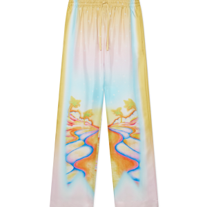 Psychedelic Nirvana Silk Trousers
