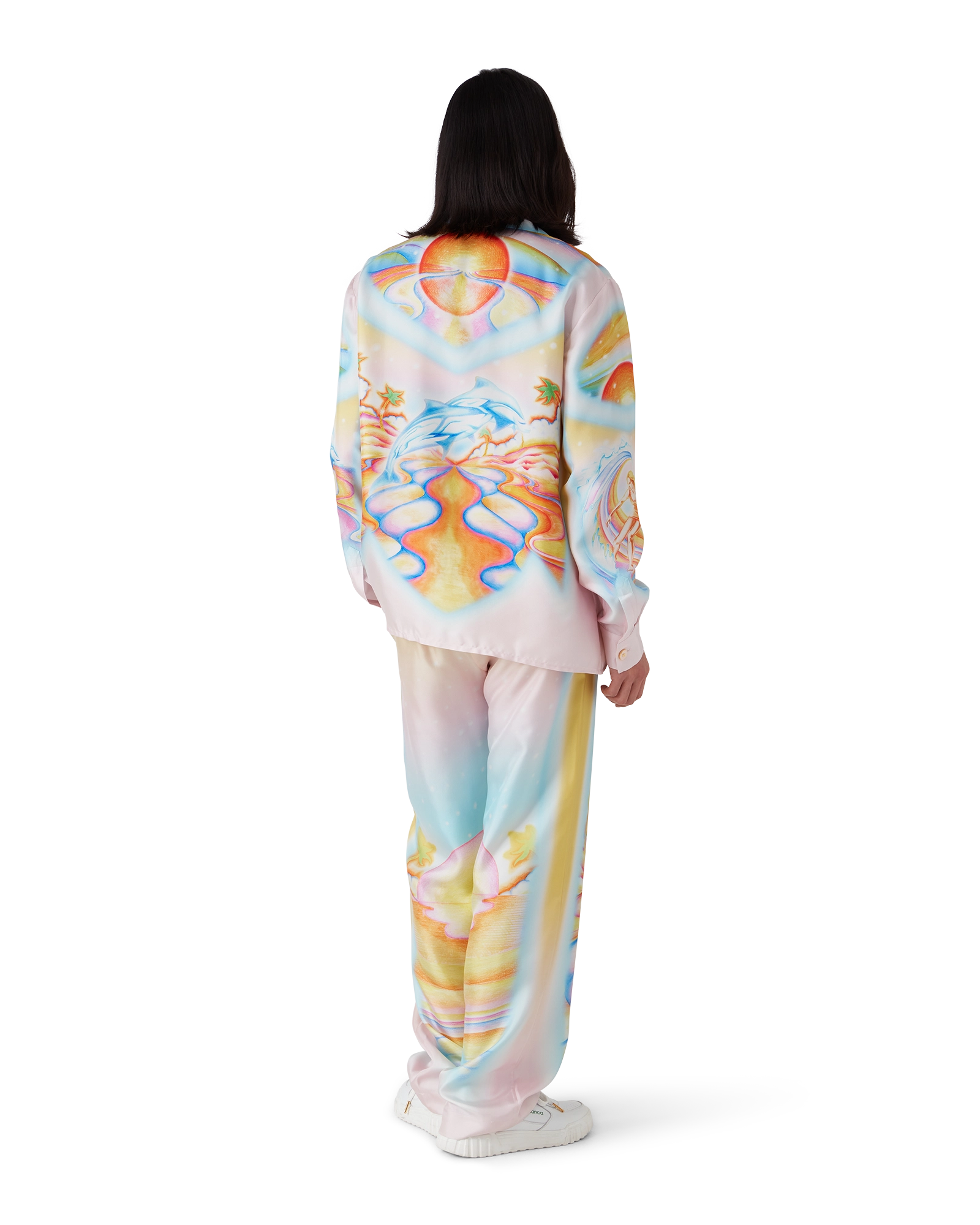 Psychedelic Nirvana Silk Trousers - Image 3