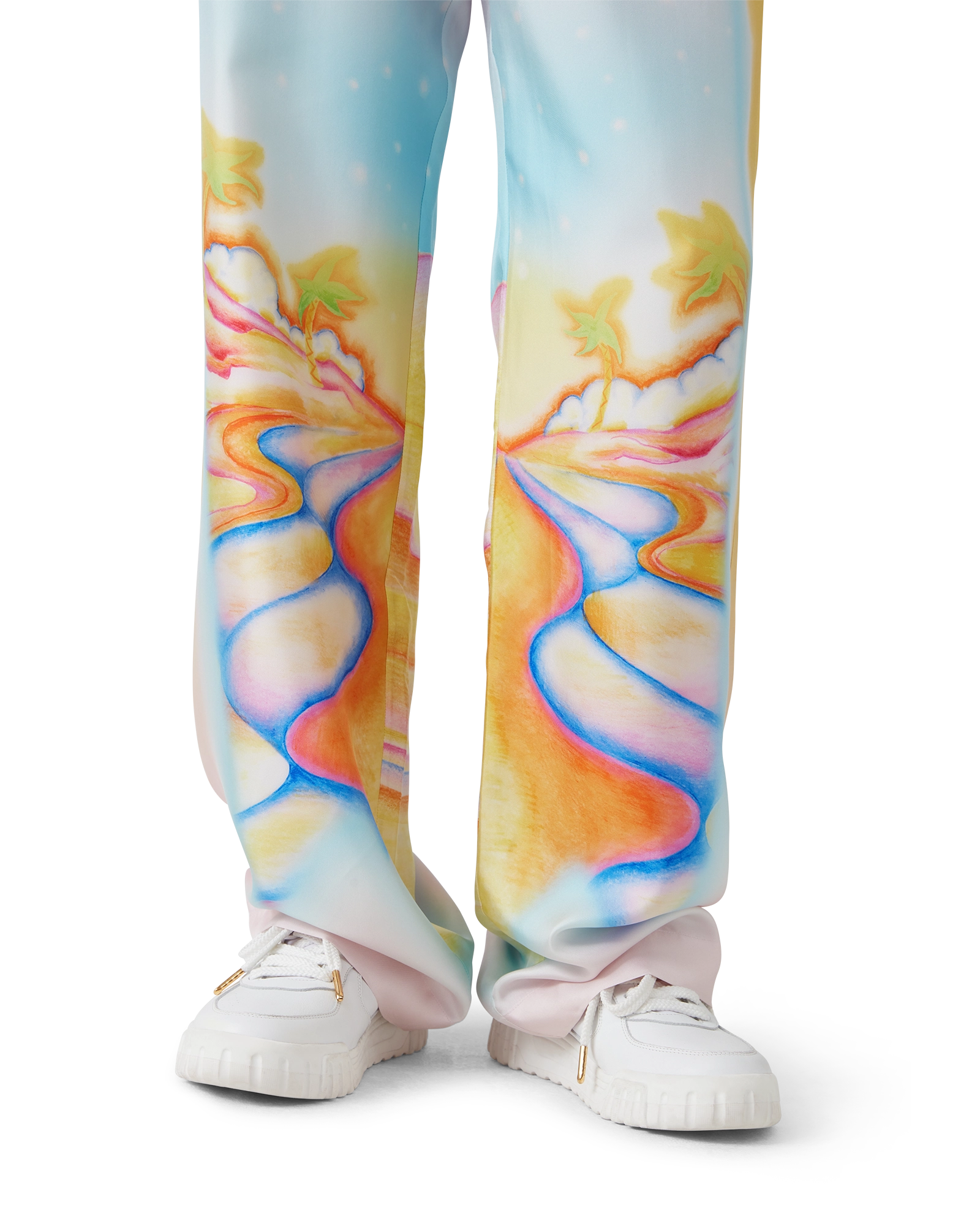 Psychedelic Nirvana Silk Trousers - Image 5