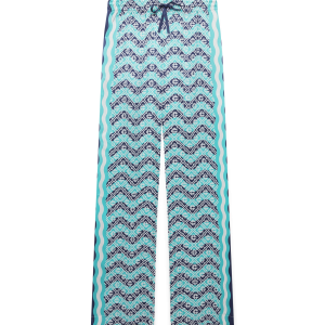 Monogram Wave Silk Trousers