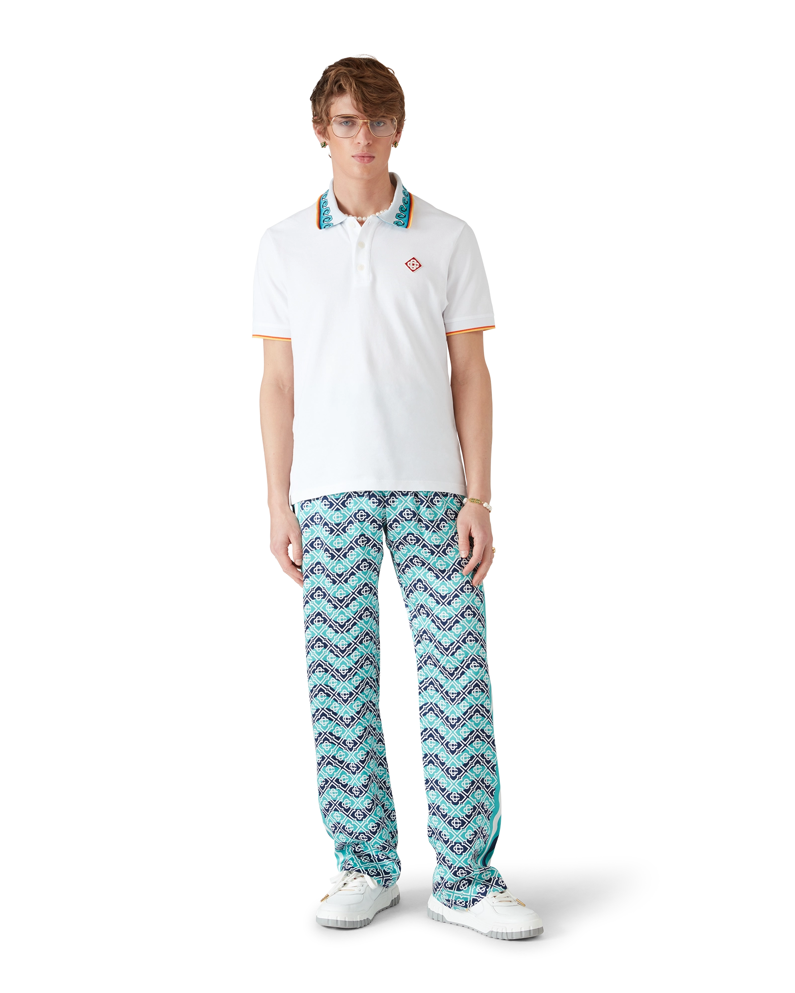 Monogram Wave Silk Trousers - Image 2