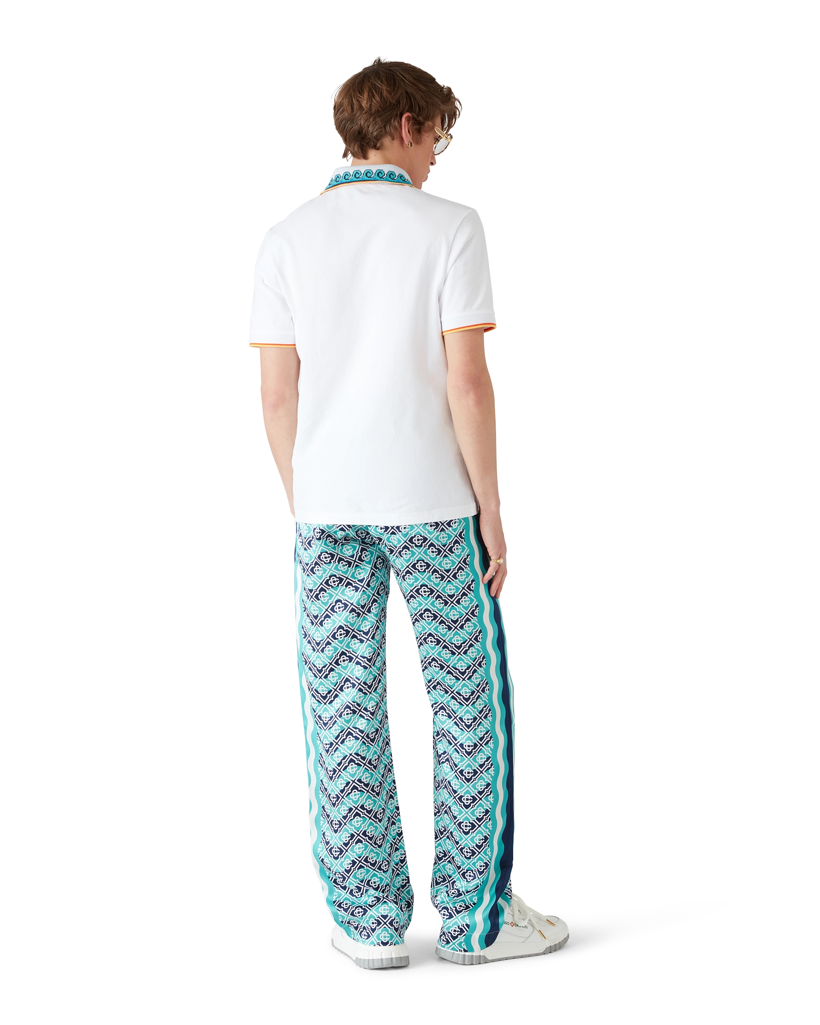 Monogram Wave Silk Trousers - Image 3