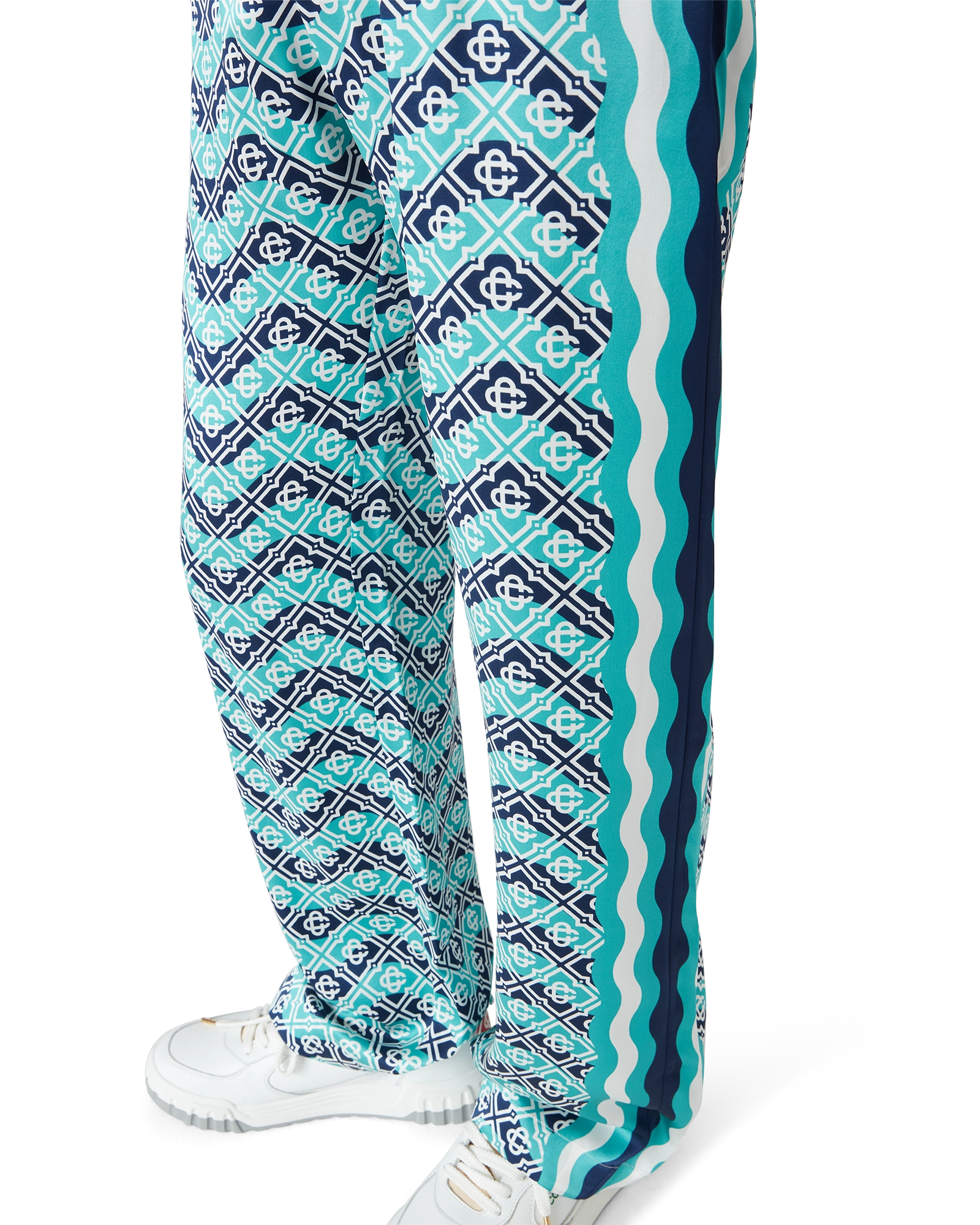 Monogram Wave Silk Trousers - Image 5