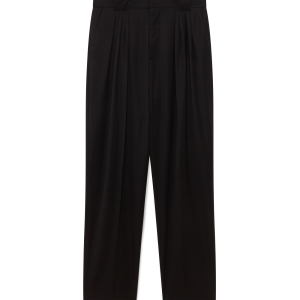 Wool Five Pleat Tailored Trousers