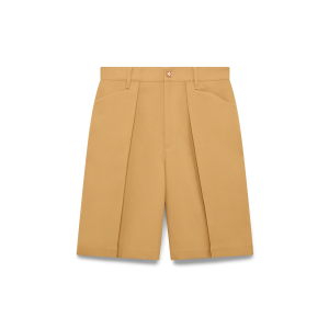 Wool Pleated Shorts