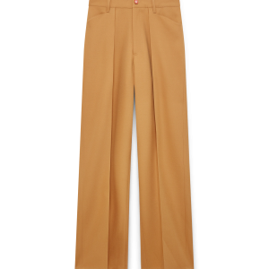 Wool Pleated Chinos