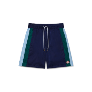 Pinstripe Laurel Track Shorts