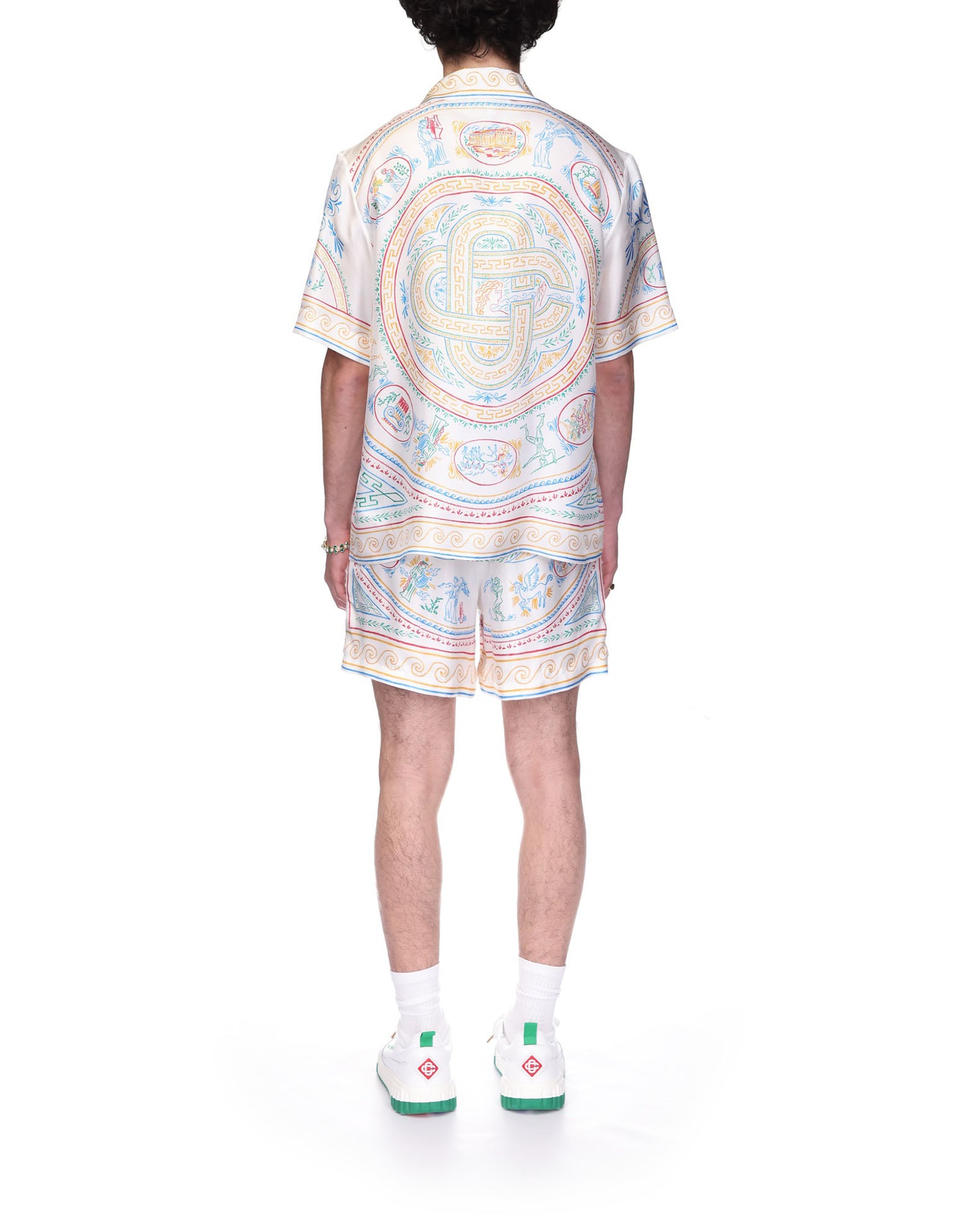 Crayon Vase Short Sleeve Silk Shirt - Image 2