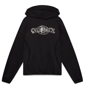 Oversized Panelled Hooded Sweatshirt