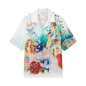 La Liaison Short Sleeve Silk Shirt
