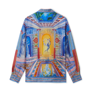 Le Temple Long Sleeve Silk Shirt