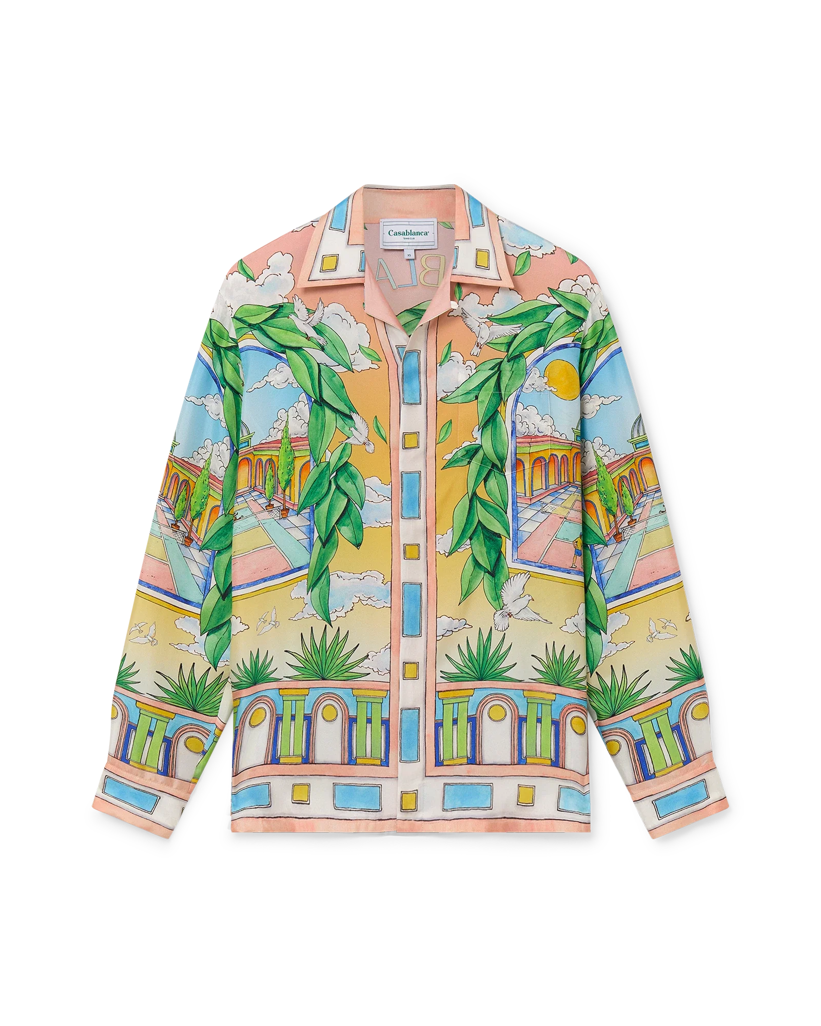 Paysage Ideal Short Sleeve Silk Shirt - Image 6