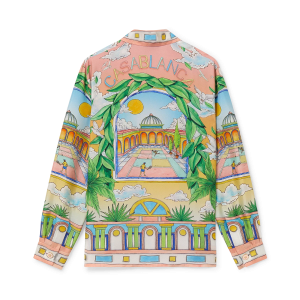 Paysage Ideal Short Sleeve Silk Shirt