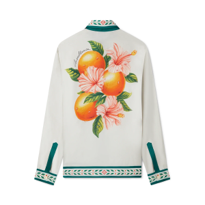 Oranges En Fleur Silk Shirt