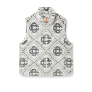 Faux Fur Monogram Gilet