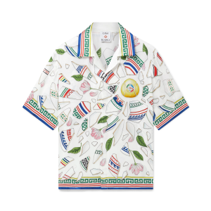 Le Vase Brise Short Sleeve Silk Shirt