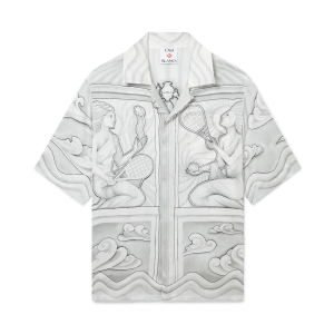Sacred Stone Short Sleeve Silk Shirt