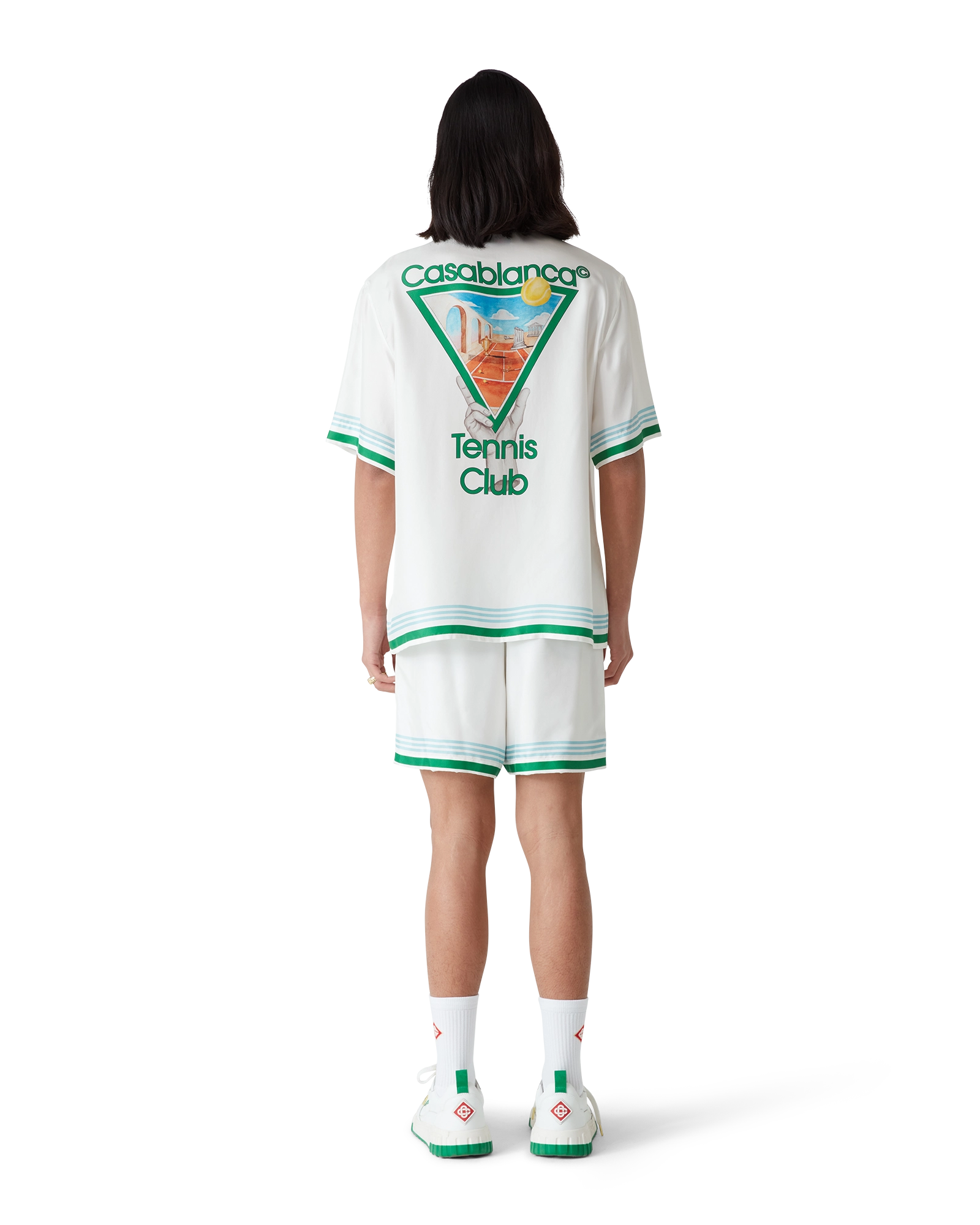 Metaphysical Tennis Icon Silk Shorts - Image 3