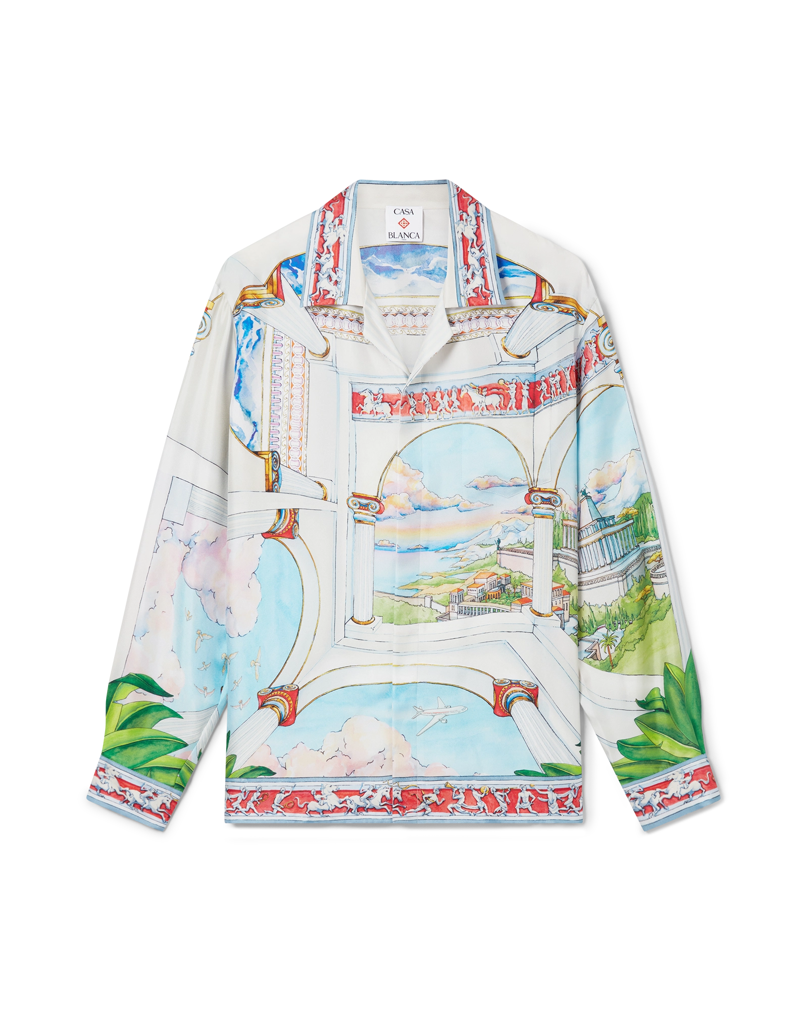 Le Passage Long Sleeve Silk Shirt