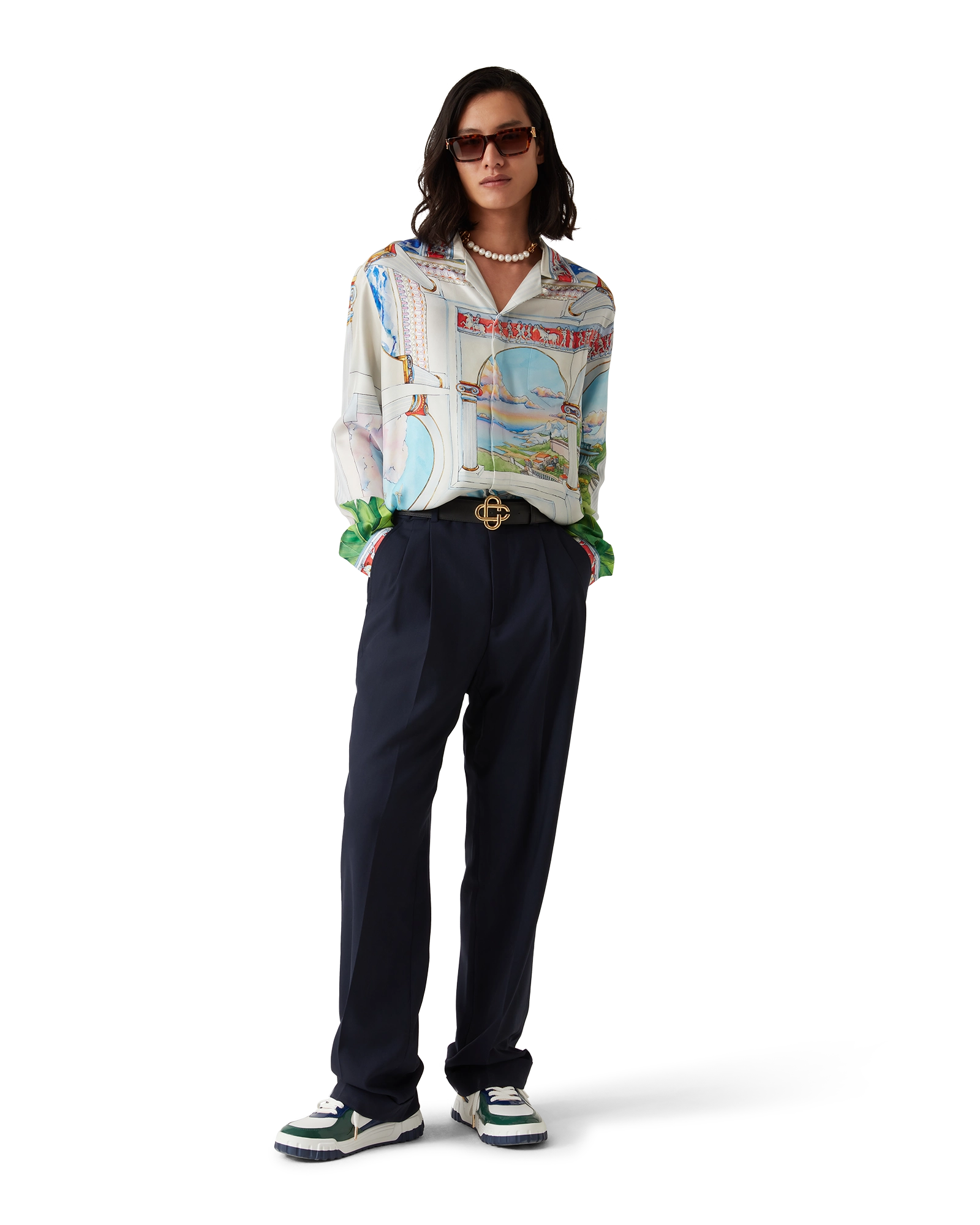 Le Passage Long Sleeve Silk Shirt - Image 2