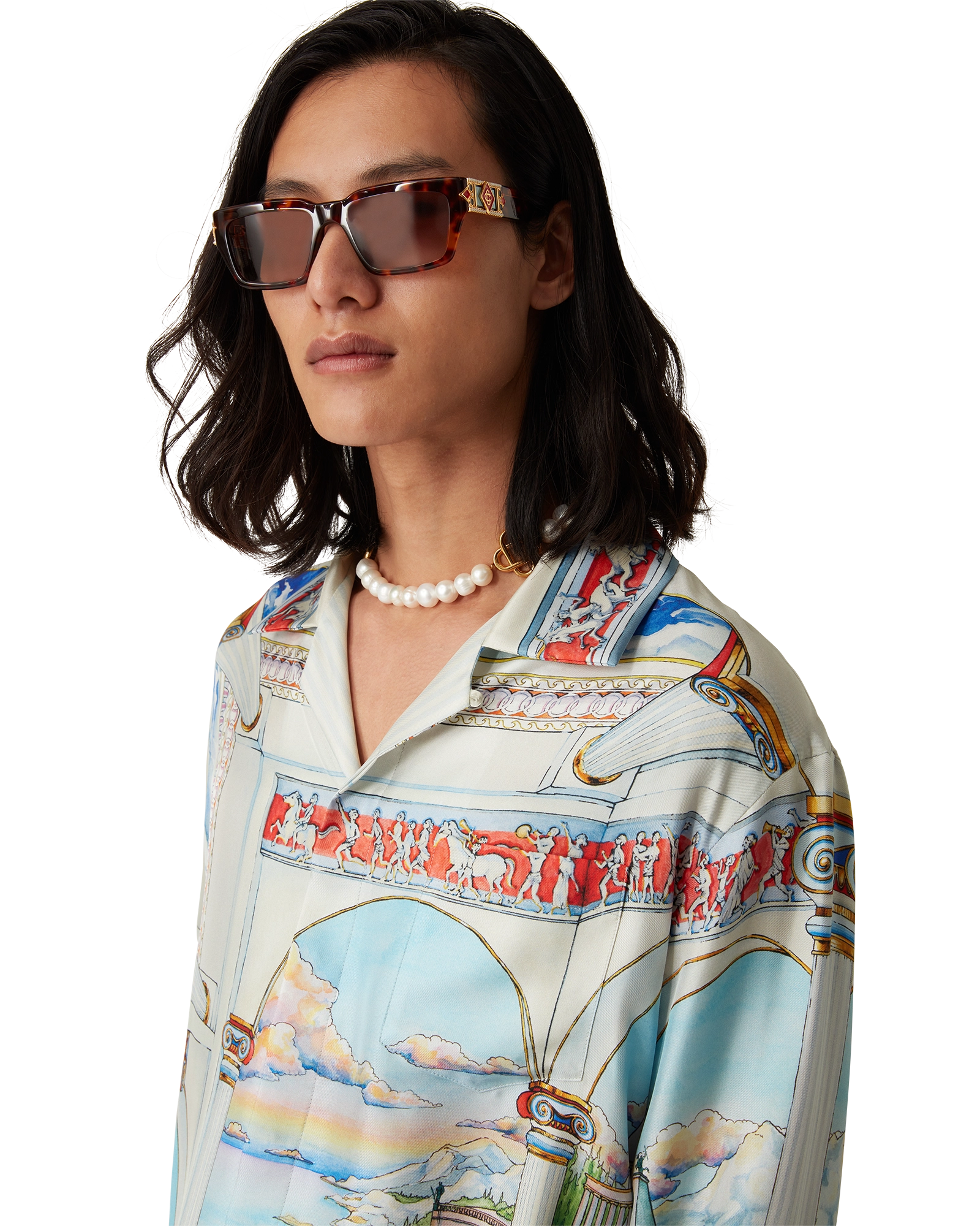 Le Passage Long Sleeve Silk Shirt - Image 5
