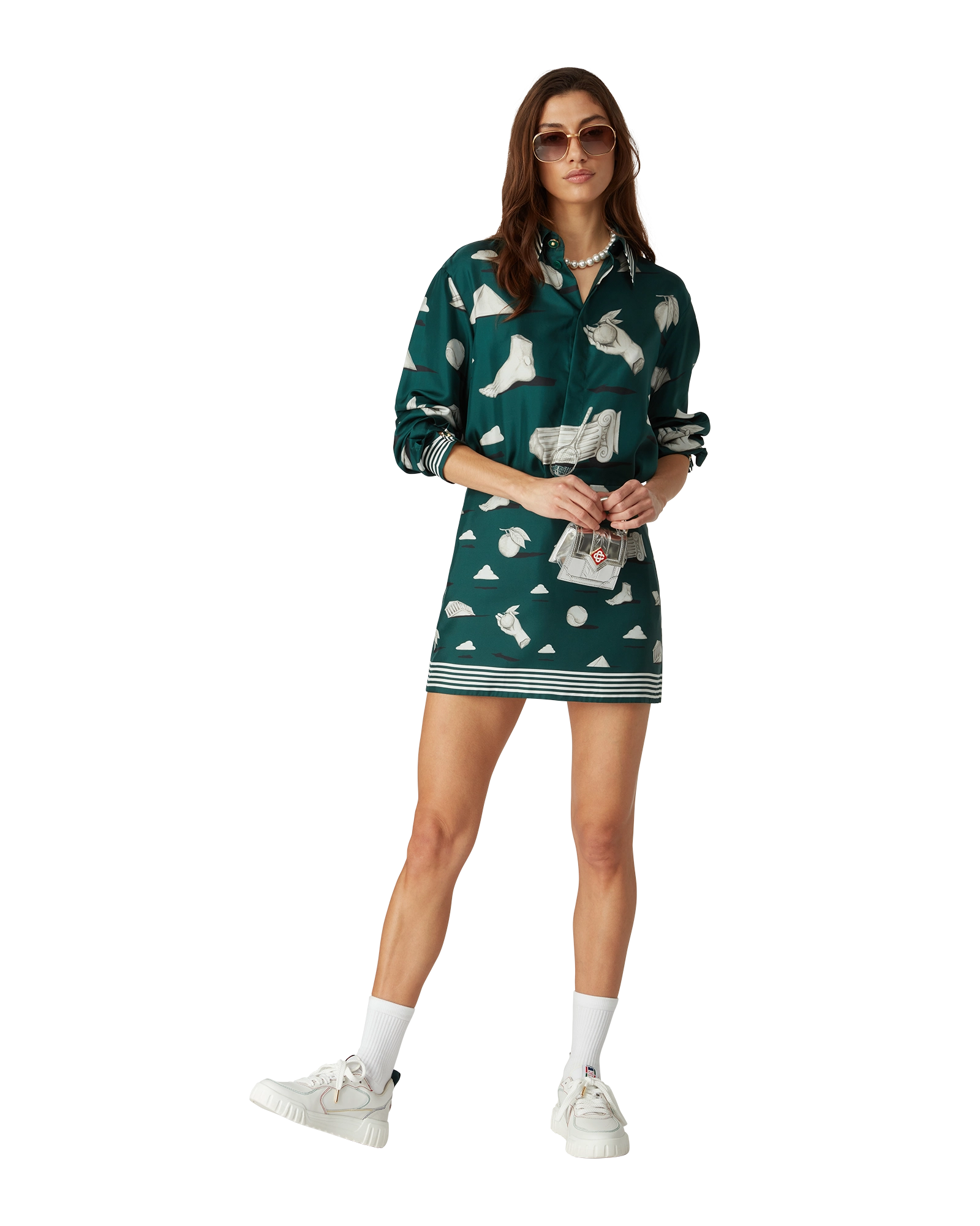 Metaphysical Long Sleeve Silk Shirt - Image 6