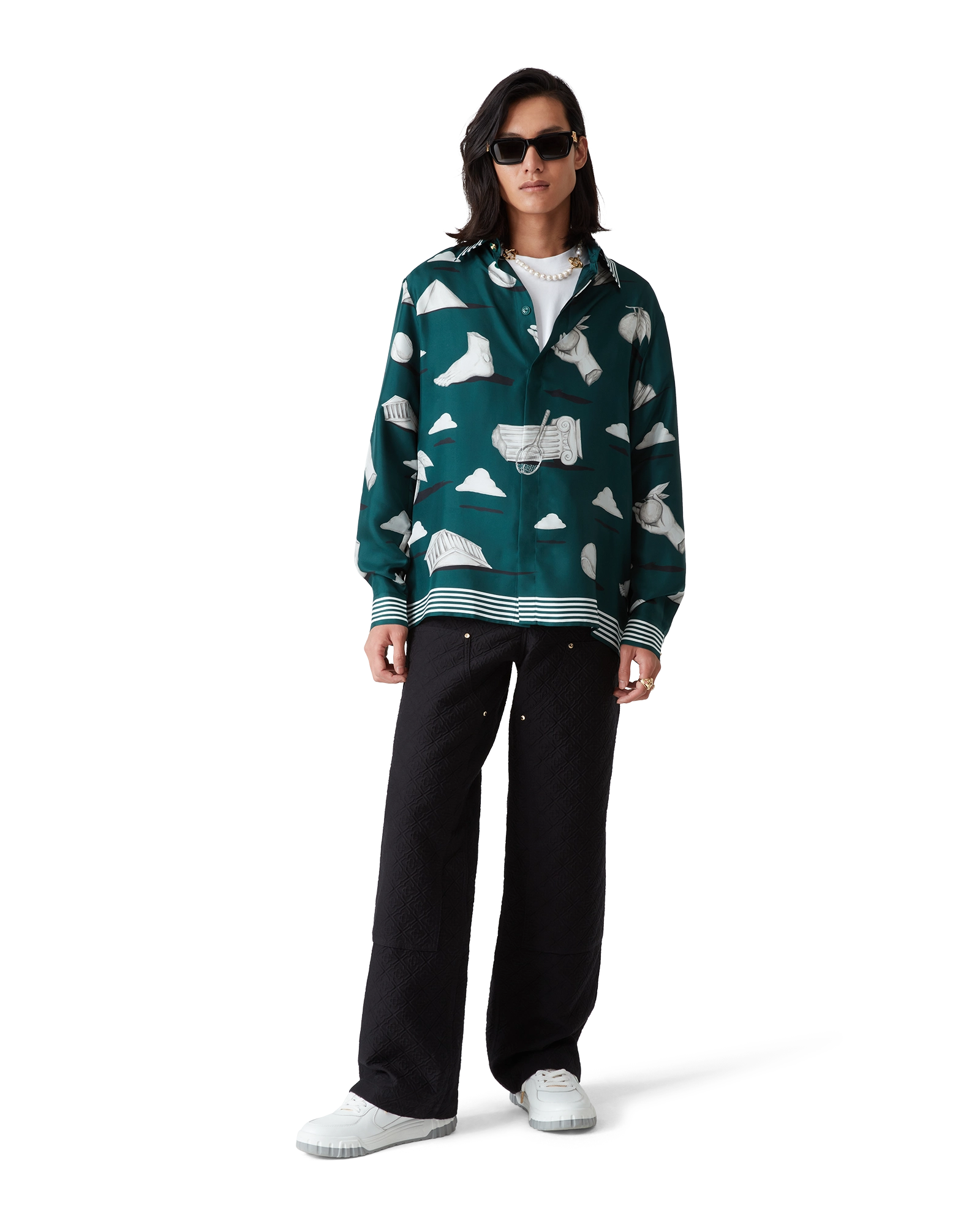 Metaphysical Long Sleeve Silk Shirt - Image 2