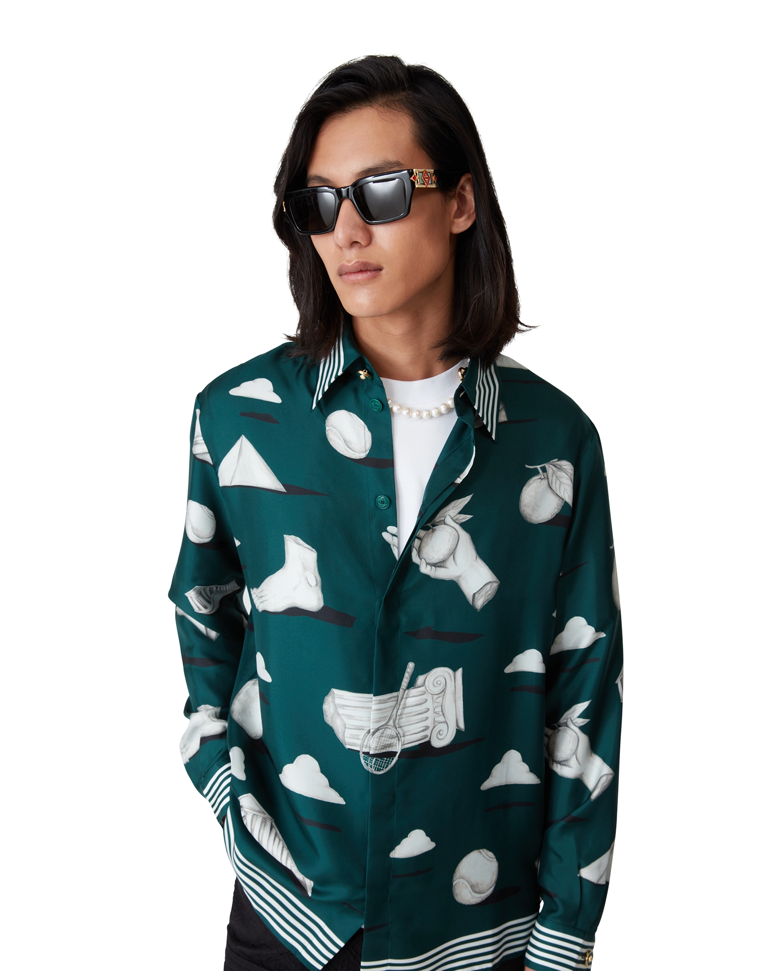 Metaphysical Long Sleeve Silk Shirt - Image 5