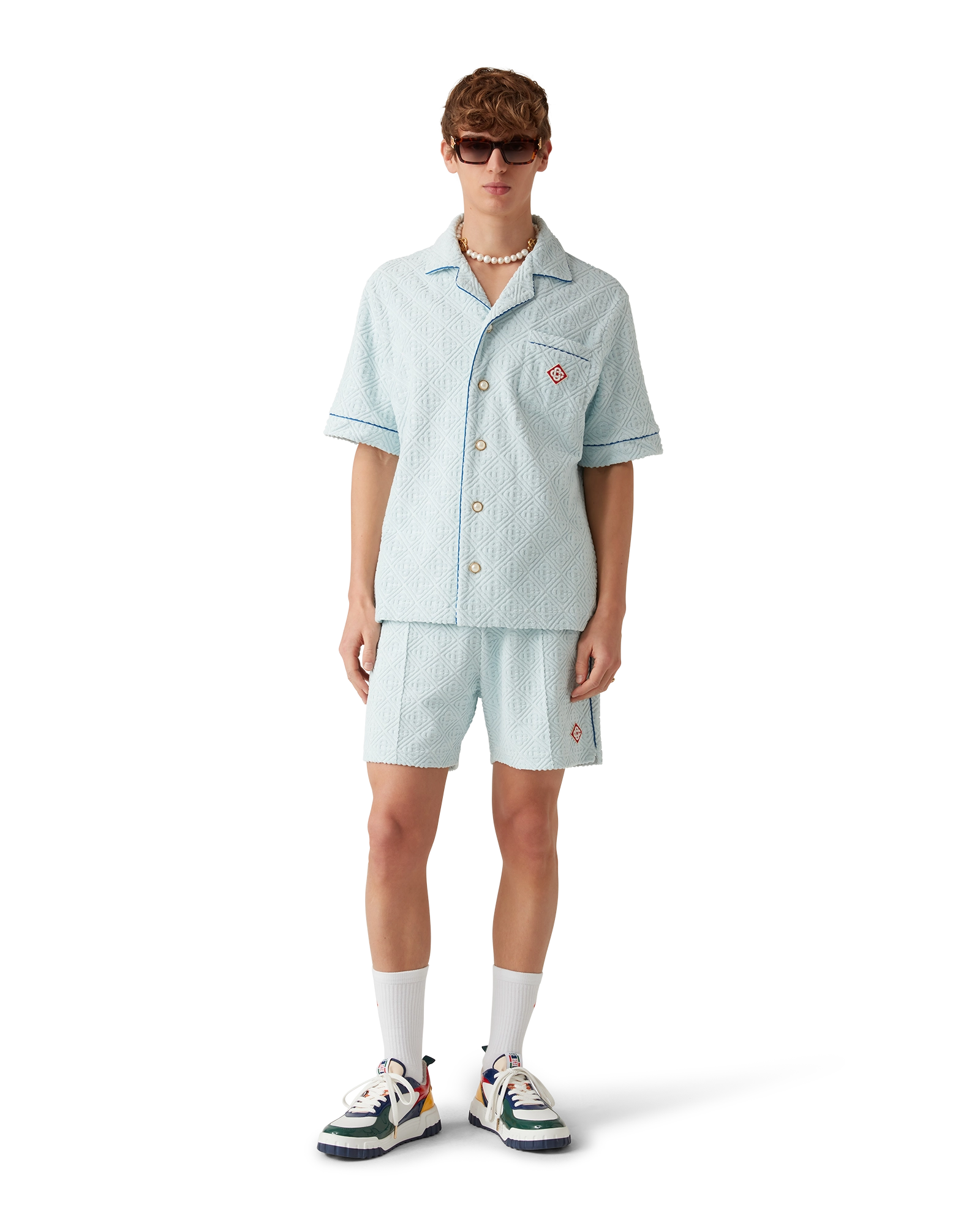Monogram Towelling Short Sleeve Shirt - Image 2