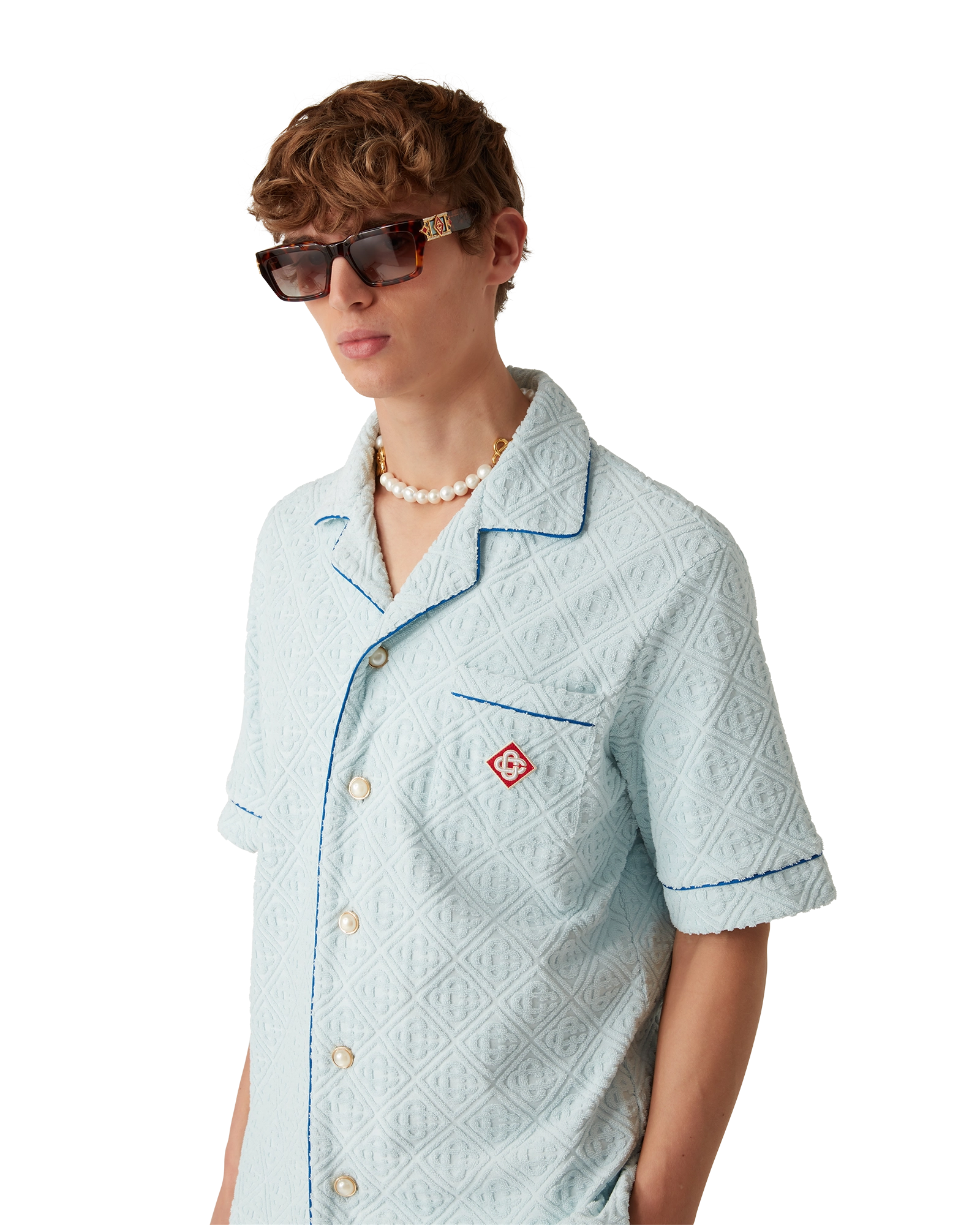 Monogram Towelling Short Sleeve Shirt - Image 5