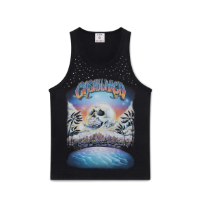 La Pr??monition Crystal Embellished Tank Top