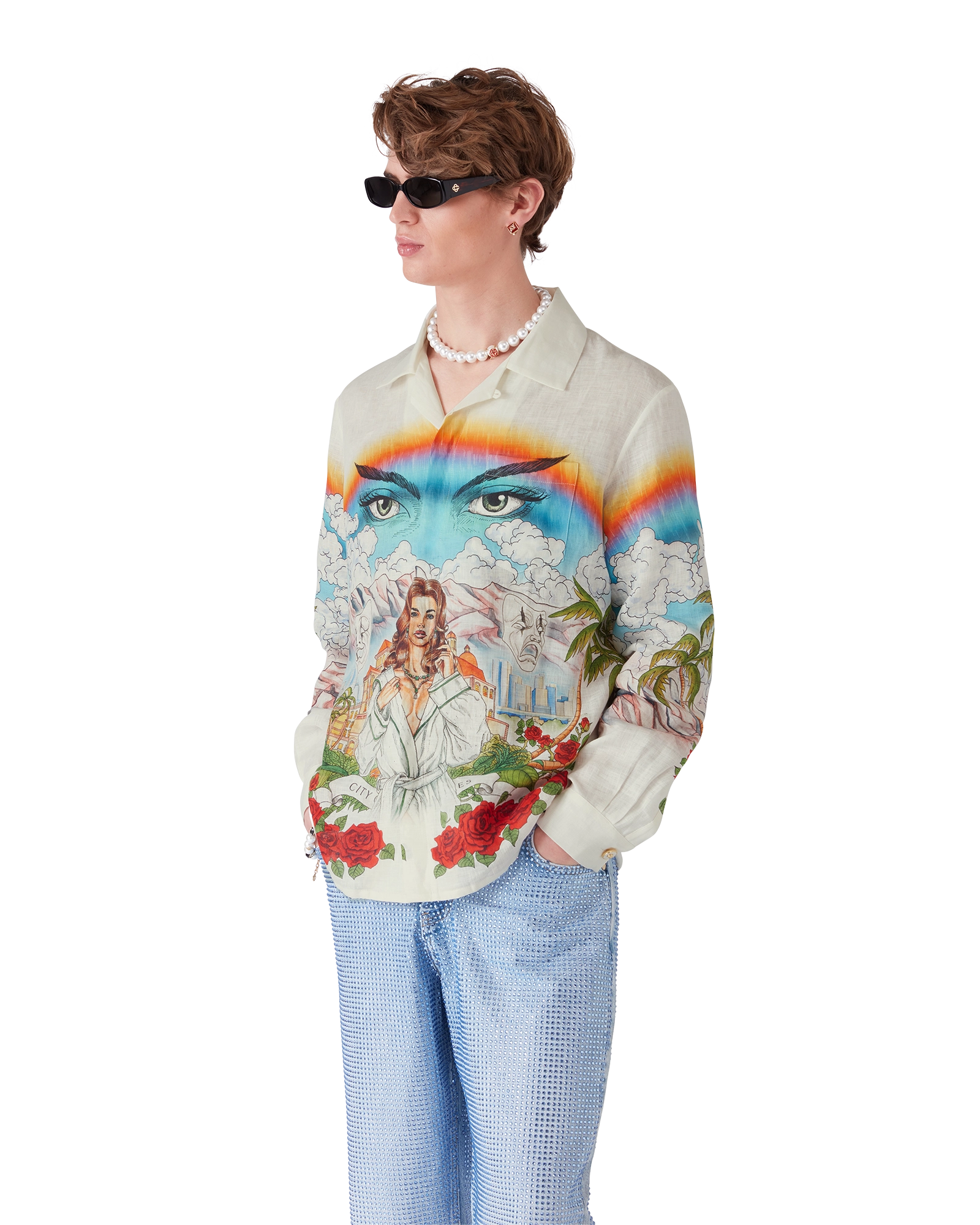 Chateau Long Sleeve Linen Shirt - Image 8
