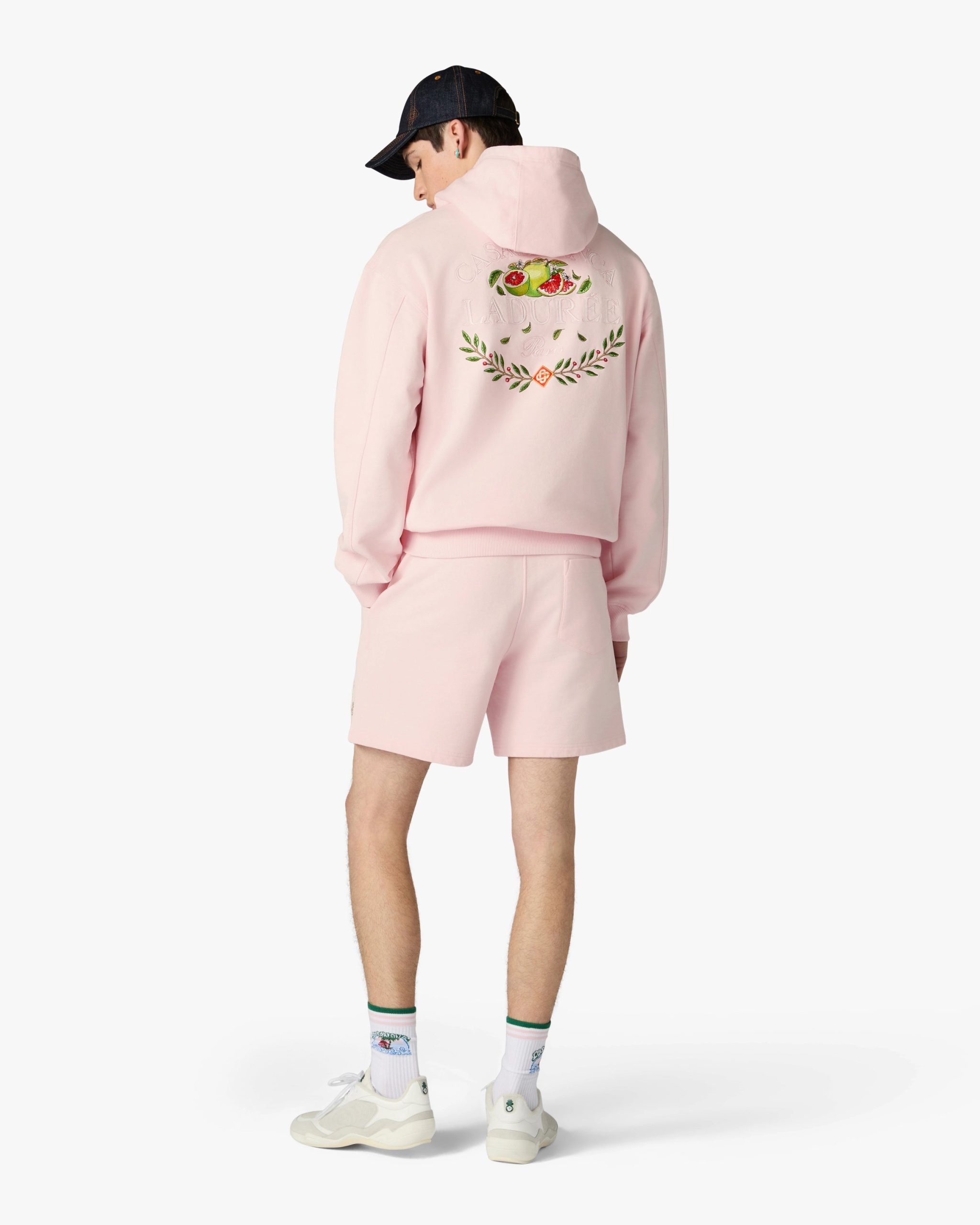 Pink Laduree x Casablanca Embroidered Shorts - Image 3